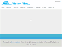 Tablet Screenshot of metromac.com